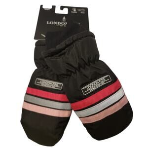 London Fog NWT Girls Mittens 4-6 years